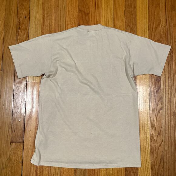 Vintage Boskone 29 90s Beige T-Shirt Rare Sci-Fi Convention Commander Gopher - Picture 6 of 9